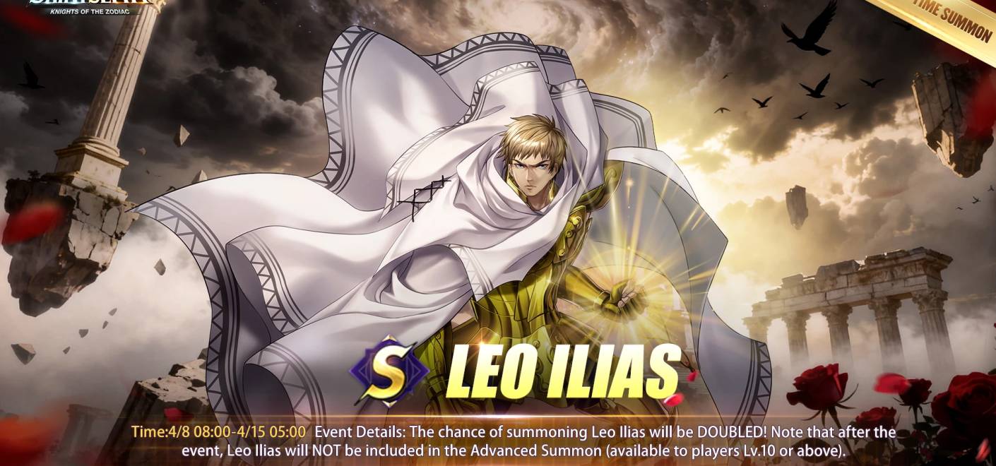 Ilias de Leo | Cosmos. habilidades y armado | Saint Seiya Awakening KotZ
