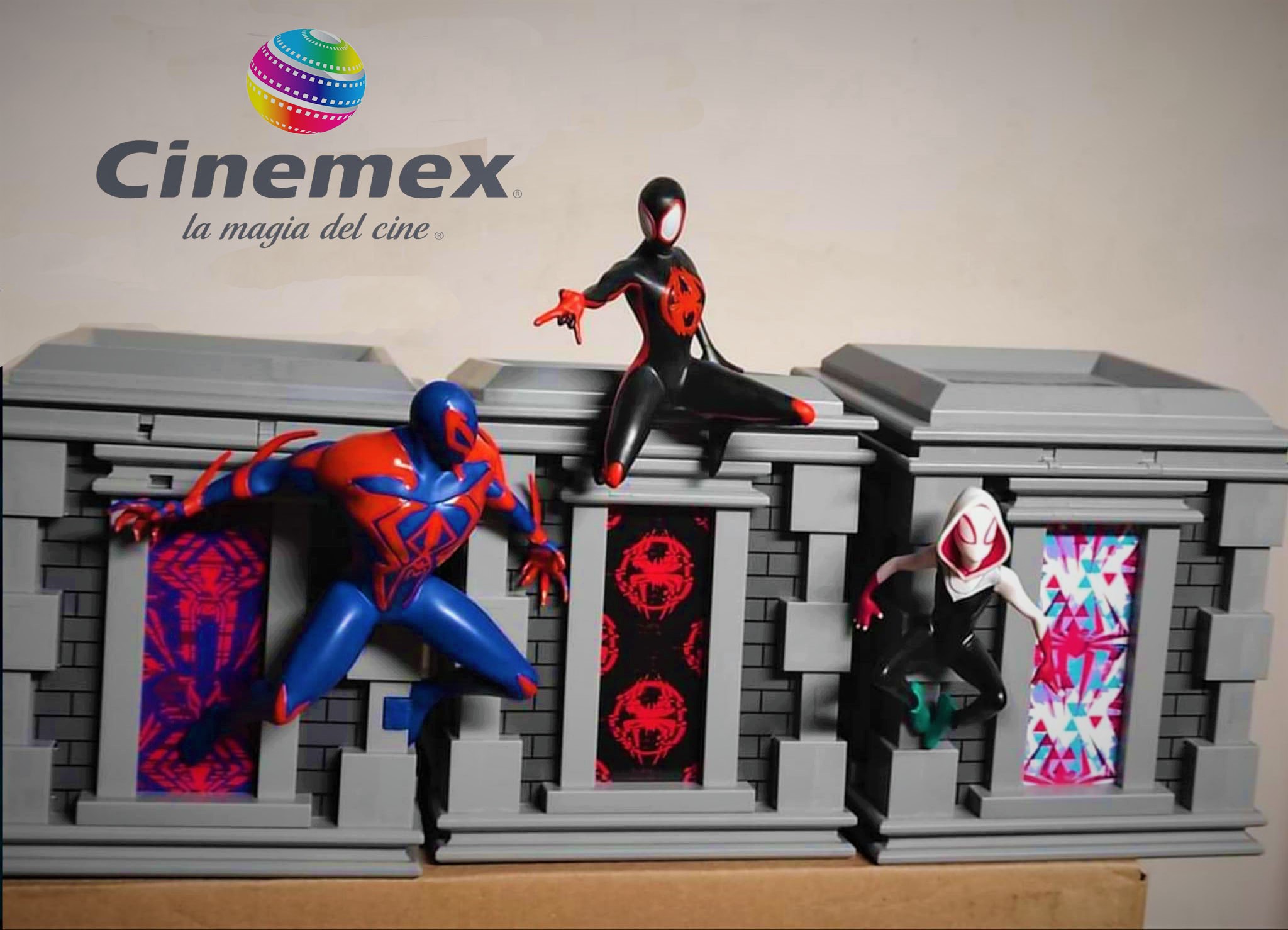 Ten mi dinero Cinemex, estas son las palomeras de “Spider-Man: a través del Spider-Verso”.