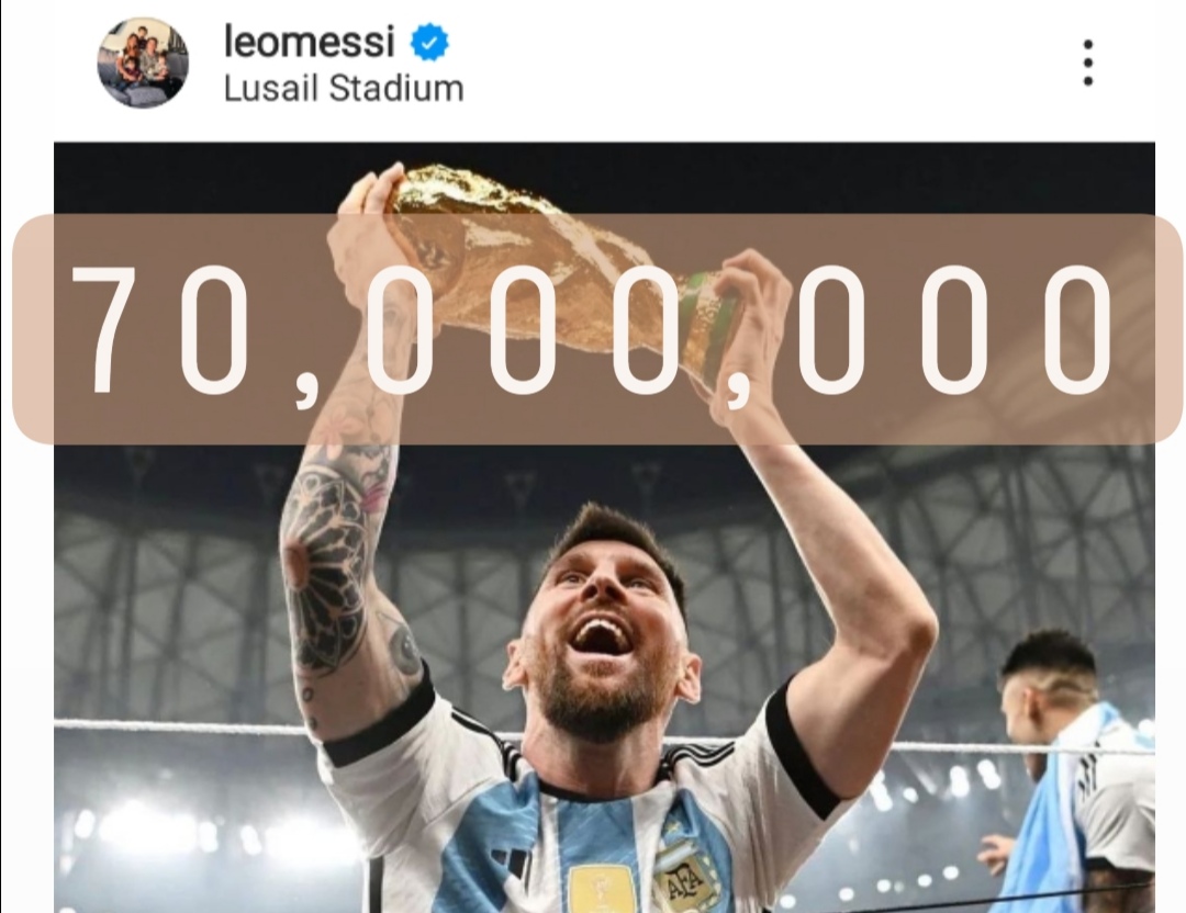 Mark Zuckerberg lo confirma: La publicación de Messi como campeón del mundo es la más “likeada” de Instagram