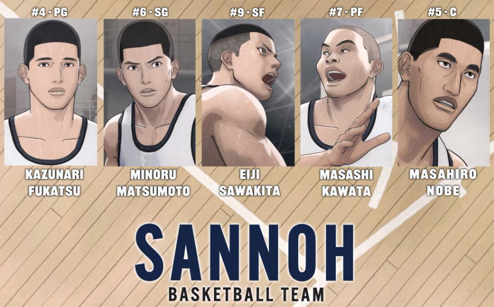 ¿Quién es Sannoh? el equipo contra el que se enfrenta Shohoku en las nacionales | The First Slam Dunk