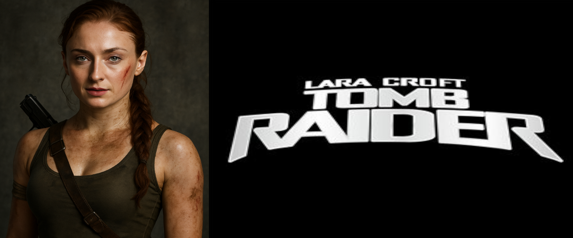 Así luce Sophie Turner para su rol de Lara Croft en Tomb Raider