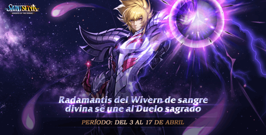 Radamanthys del Wivern de sangre divina llega a Saint Seiya Awakening KotZ | Habilidades, armado y cosmos recomendados