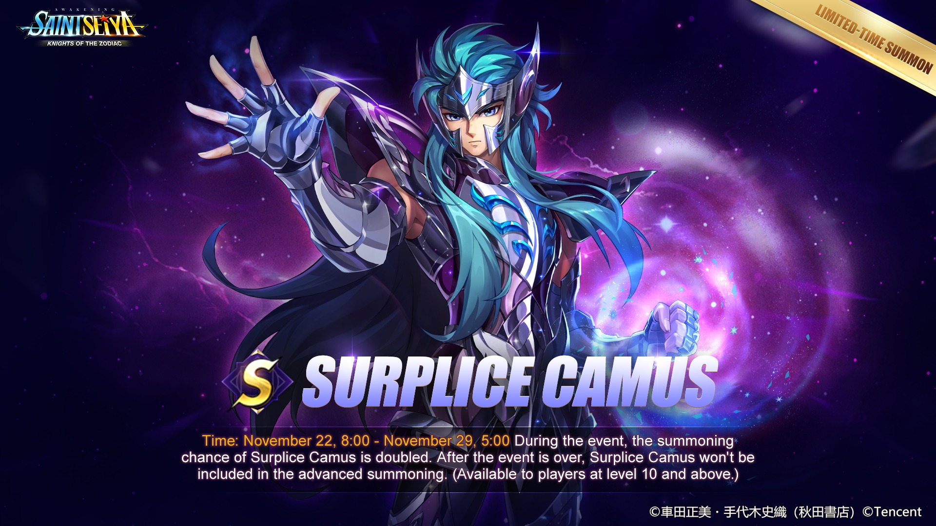 Llega Camus de Acuario Sapuri a Saint Seiya Awakening KotZ | Cosmos, Habilidades y Armado recomendado