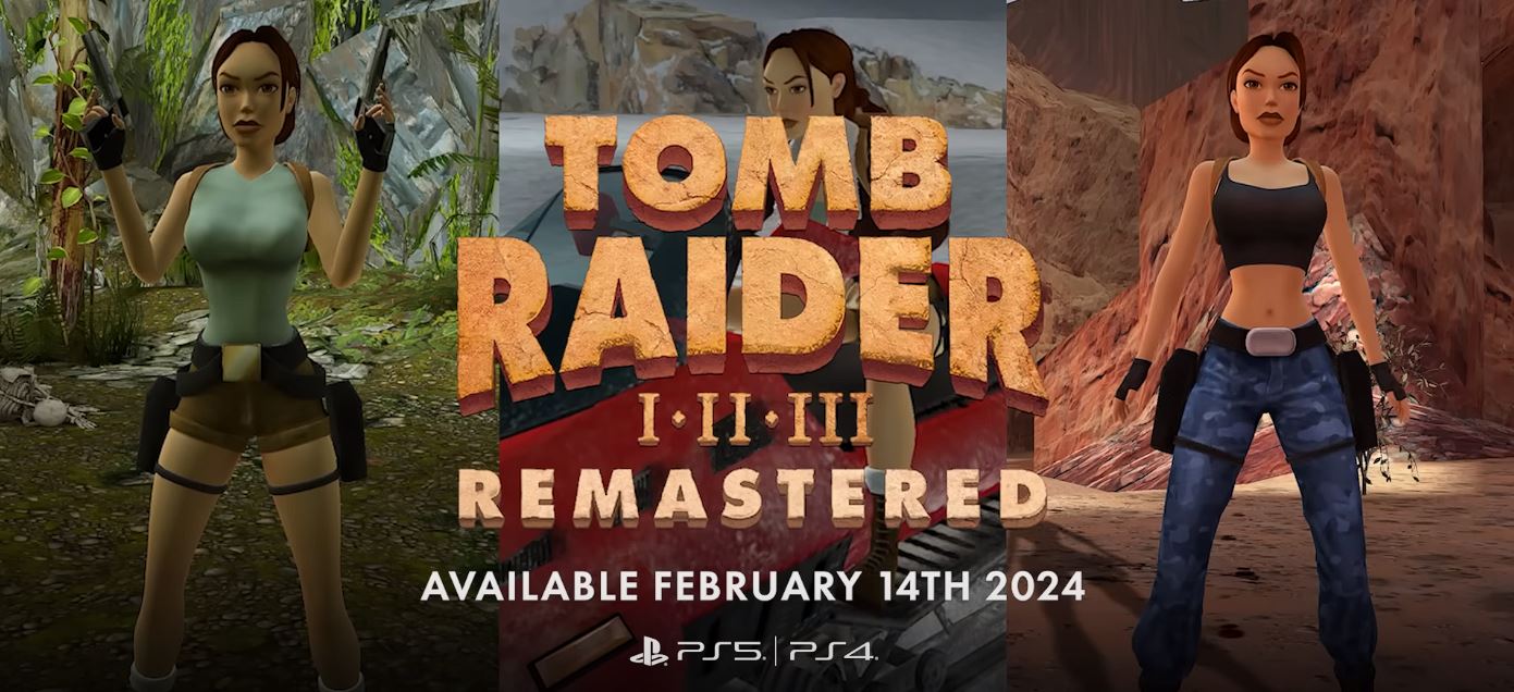 Tomb Raider I III Remastered Announce Trailer PS5 PS4 Games 