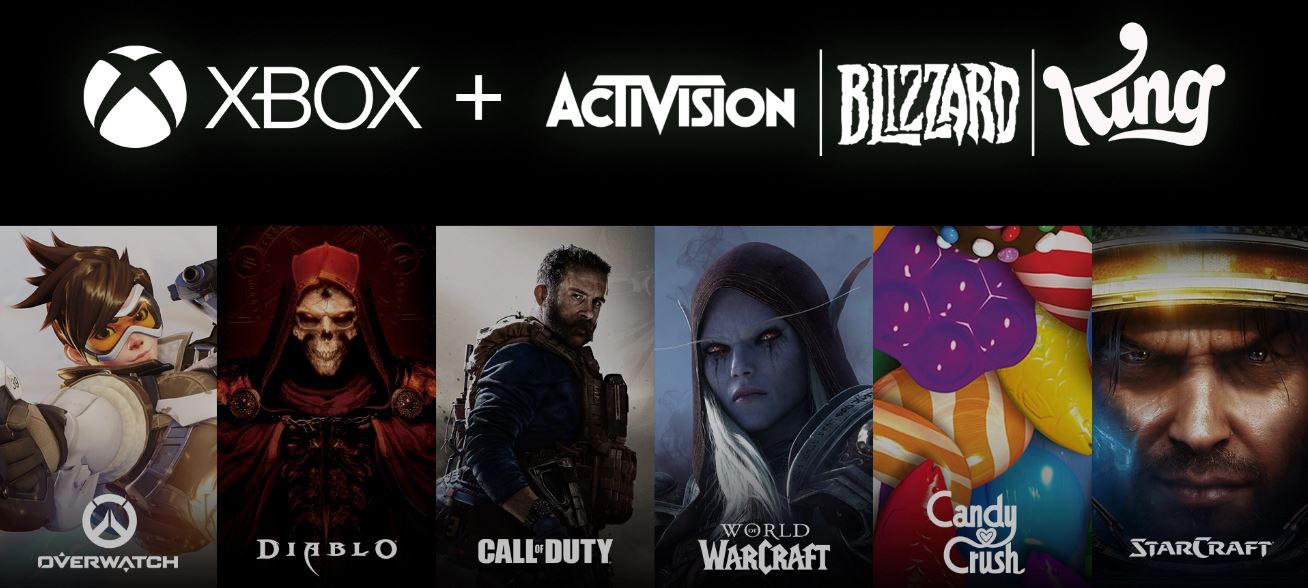 Microsoft compra  Activision Blizzard por más de 68 mil millones de dólares