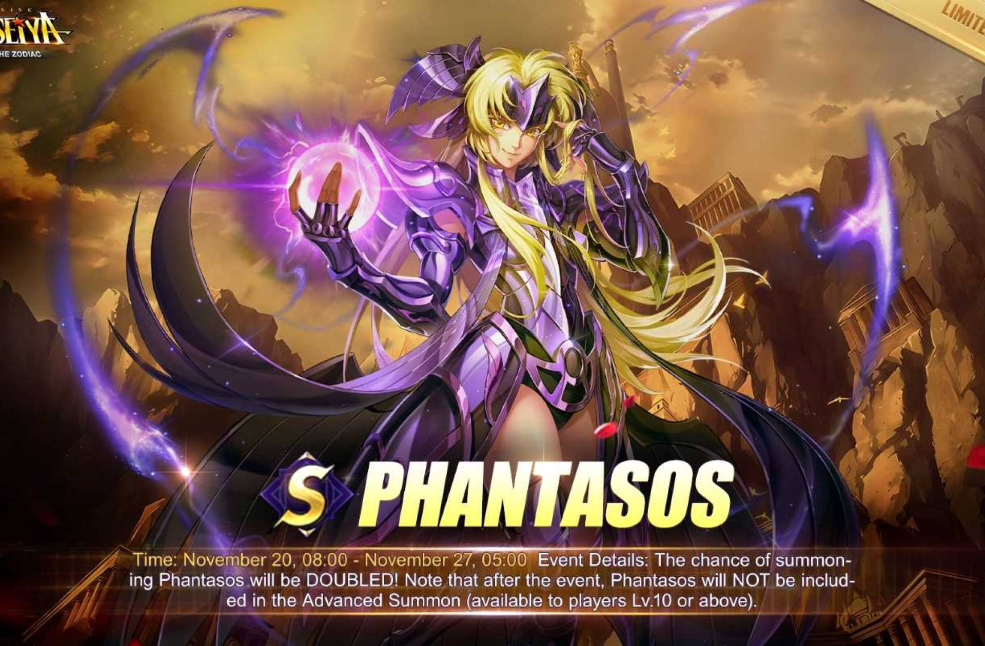 Phantasos | Armado, Habilidades y cosmos recomendados | Saint Seiya Awakening KotZ