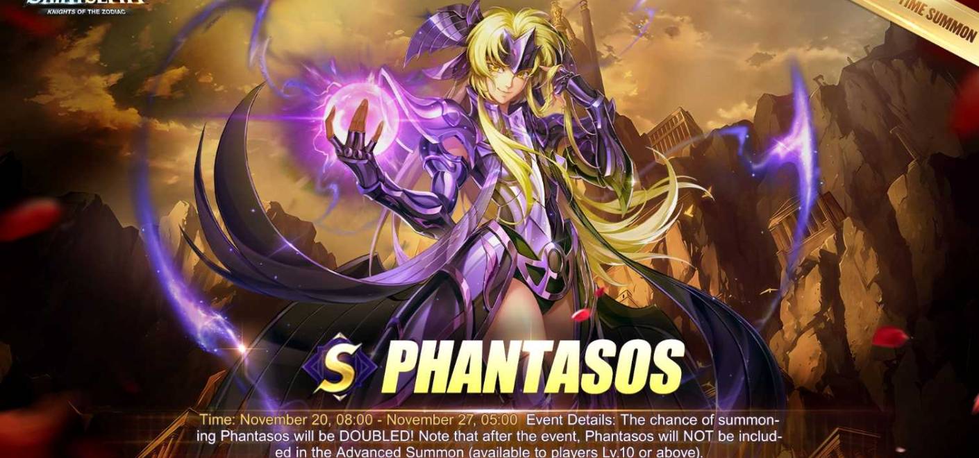 Phantasos | Armado, Habilidades y cosmos recomendados | Saint Seiya Awakening KotZ